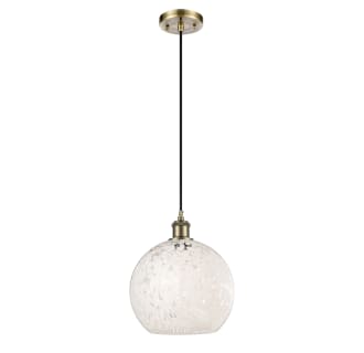 A thumbnail of the Innovations Lighting 516-1P-12-10 White Mouchette Pendant Alternate Image