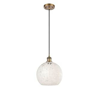 A thumbnail of the Innovations Lighting 516-1P-12-10 White Mouchette Pendant Alternate Image