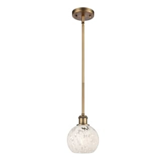 A thumbnail of the Innovations Lighting 516-1S-8-6 White Mouchette Pendant Alternate Image