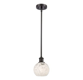 A thumbnail of the Innovations Lighting 516-1S-8-6 White Mouchette Pendant Alternate Image