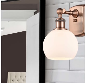 A thumbnail of the Innovations Lighting 516-1W-10-6 Athens Sconce Alternate Image