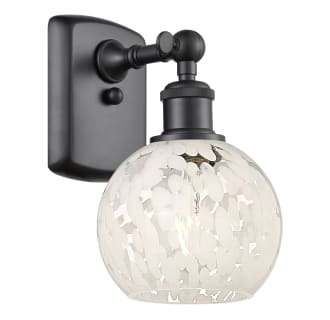 A thumbnail of the Innovations Lighting 516-1W-9-6 White Mouchette Sconce Alternate Image