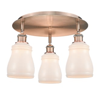 A thumbnail of the Innovations Lighting 516-3C-10-17 Ellery Flush Alternate Image