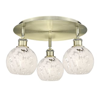 A thumbnail of the Innovations Lighting 516-3C-9-18-White Mouchette-Indoor Ceiling Fixture Alternate Image