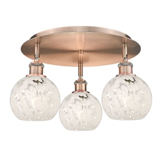 A thumbnail of the Innovations Lighting 516-3C-9-18-White Mouchette-Indoor Ceiling Fixture Alternate Image