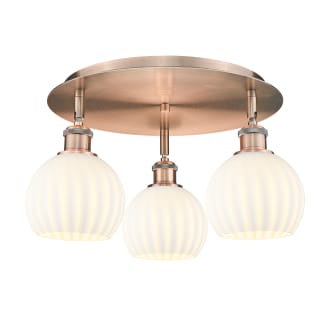 A thumbnail of the Innovations Lighting 516-3C-9-18-White Venetian-Indoor Ceiling Fixture Alternate Image