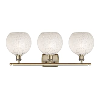 A thumbnail of the Innovations Lighting 516-3W-11-28-White Mouchette-Bathroom Vanity Light Alternate Image