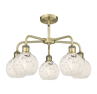 A thumbnail of the Innovations Lighting 516-5C-14-24-White Mouchette-Indoor Chandelier Alternate Image