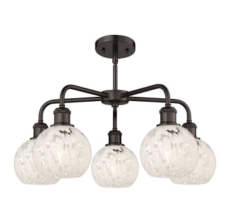 A thumbnail of the Innovations Lighting 516-5C-14-24-White Mouchette-Indoor Chandelier Alternate Image