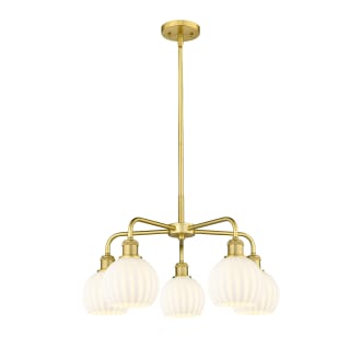 A thumbnail of the Innovations Lighting 516-5C-14-24-White Venetian-Indoor Chandelier Alternate Image