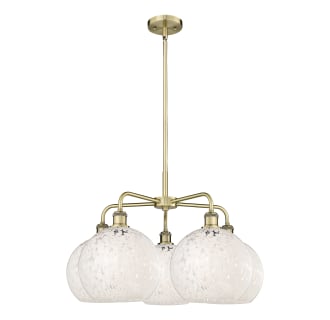 A thumbnail of the Innovations Lighting 516-5C-18-28-White Mouchette-Indoor Chandelier Alternate Image