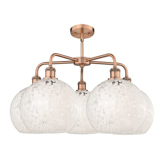 A thumbnail of the Innovations Lighting 516-5C-18-28-White Mouchette-Indoor Chandelier Alternate Image