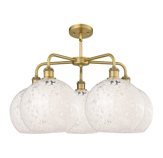 A thumbnail of the Innovations Lighting 516-5C-18-28-White Mouchette-Indoor Chandelier Alternate Image