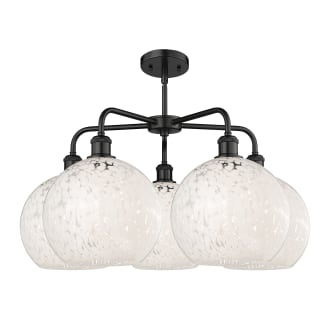 A thumbnail of the Innovations Lighting 516-5C-18-28-White Mouchette-Indoor Chandelier Alternate Image