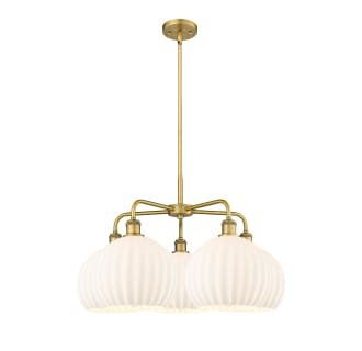 A thumbnail of the Innovations Lighting 516-5C-18-28-White Venetian-Indoor Chandelier Alternate Image