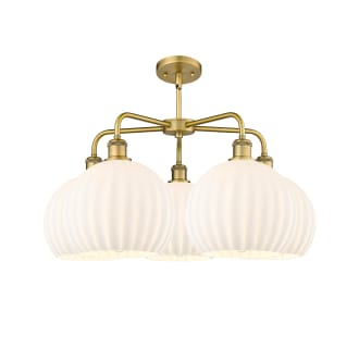 A thumbnail of the Innovations Lighting 516-5C-18-28-White Venetian-Indoor Chandelier Alternate Image