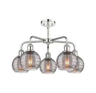 A thumbnail of the Innovations Lighting 516-5CR 14 24 Athens Deco Swirl Chandelier Alternate Image