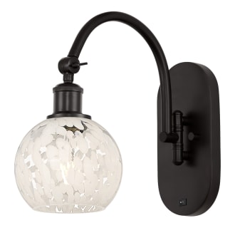 A thumbnail of the Innovations Lighting 518-1W-12-6-White Mouchette-Indoor Wall Sconce Alternate Image