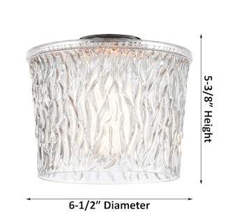 A thumbnail of the Innovations Lighting 616-1F-11-7 Niagra Semi-Flush Alternate Image