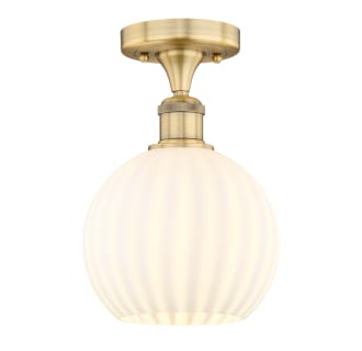 A thumbnail of the Innovations Lighting 616-1F-11-8-White Venetian-Indoor Ceiling Fixture Alternate Image