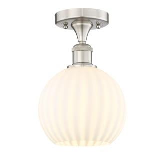 A thumbnail of the Innovations Lighting 616-1F-11-8-White Venetian-Indoor Ceiling Fixture Alternate Image