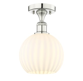 A thumbnail of the Innovations Lighting 616-1F-11-8-White Venetian-Indoor Ceiling Fixture Alternate Image