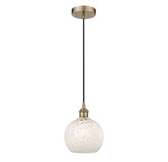 A thumbnail of the Innovations Lighting 616-1P 10 8 White Mouchette Pendant Alternate Image