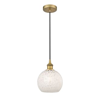 A thumbnail of the Innovations Lighting 616-1P 10 8 White Mouchette Pendant Alternate Image