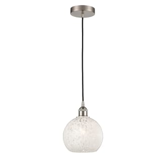 A thumbnail of the Innovations Lighting 616-1P 10 8 White Mouchette Pendant Alternate Image