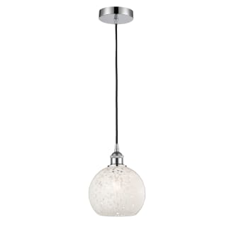 A thumbnail of the Innovations Lighting 616-1P 10 8 White Mouchette Pendant Alternate Image