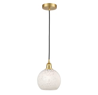 A thumbnail of the Innovations Lighting 616-1P 10 8 White Mouchette Pendant Alternate Image