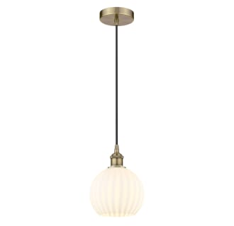 A thumbnail of the Innovations Lighting 616-1P 10 8 White Venetian Pendant Alternate Image