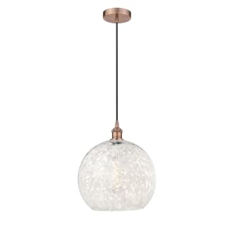 A thumbnail of the Innovations Lighting 616-1P 17 14 White Mouchette Pendant Alternate Image