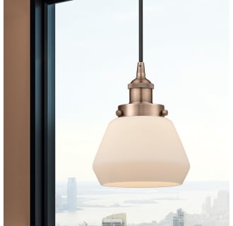 A thumbnail of the Innovations Lighting 616-1PH-9-7 Fulton Pendant Alternate Image