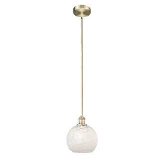 A thumbnail of the Innovations Lighting 616-1S 10 8 White Mouchette Pendant Alternate Image