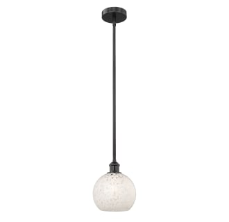 A thumbnail of the Innovations Lighting 616-1S 10 8 White Mouchette Pendant Alternate Image