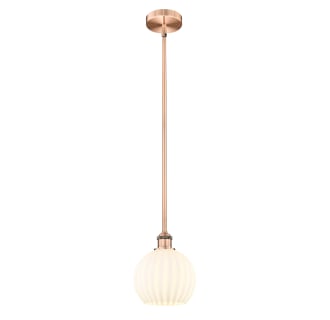 A thumbnail of the Innovations Lighting 616-1S 10 8 White Venetian Pendant Alternate Image