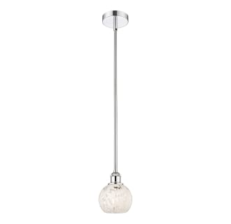 A thumbnail of the Innovations Lighting 616-1S 8 6 White Mouchette Pendant Alternate Image