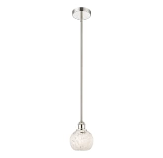 A thumbnail of the Innovations Lighting 616-1S 8 6 White Mouchette Pendant Alternate Image