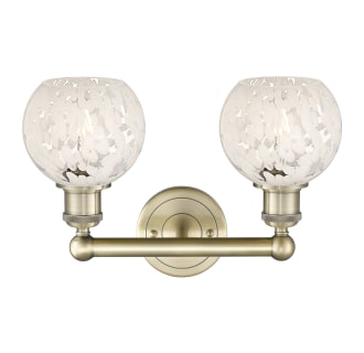 A thumbnail of the Innovations Lighting 616-2W 10 15 White Mouchette Vanity Alternate Image