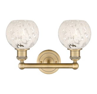 A thumbnail of the Innovations Lighting 616-2W 10 15 White Mouchette Vanity Alternate Image