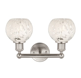 A thumbnail of the Innovations Lighting 616-2W 10 15 White Mouchette Vanity Alternate Image