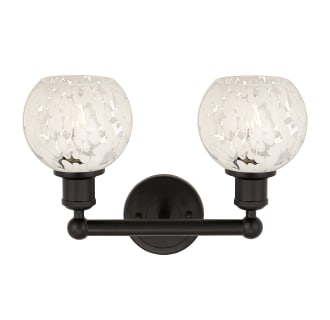 A thumbnail of the Innovations Lighting 616-2W 10 15 White Mouchette Vanity Alternate Image