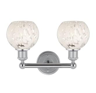 A thumbnail of the Innovations Lighting 616-2W 10 15 White Mouchette Vanity Alternate Image