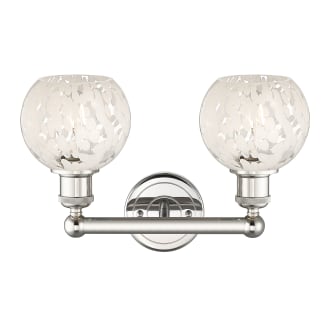 A thumbnail of the Innovations Lighting 616-2W 10 15 White Mouchette Vanity Alternate Image