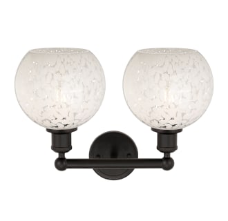 A thumbnail of the Innovations Lighting 616-2W 12 17 White Mouchette Vanity Alternate Image