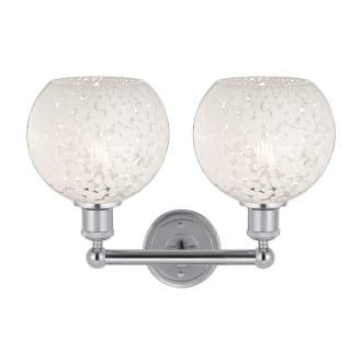 A thumbnail of the Innovations Lighting 616-2W 12 17 White Mouchette Vanity Alternate Image