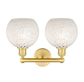 A thumbnail of the Innovations Lighting 616-2W 12 17 White Mouchette Vanity Alternate Image