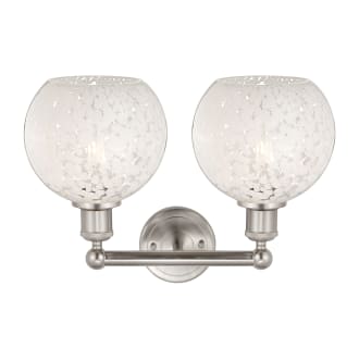 A thumbnail of the Innovations Lighting 616-2W 12 17 White Mouchette Vanity Alternate Image