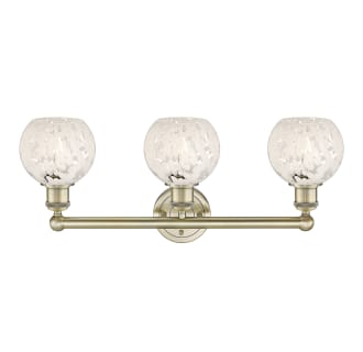 A thumbnail of the Innovations Lighting 616-3W 10 24 White Mouchette Vanity Alternate Image